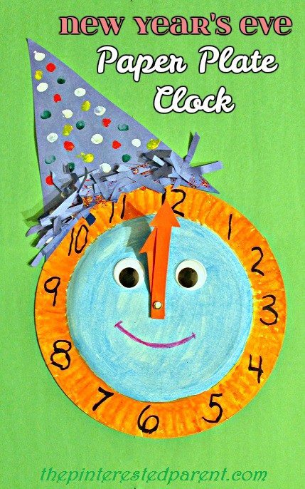 Paper Plate Clock