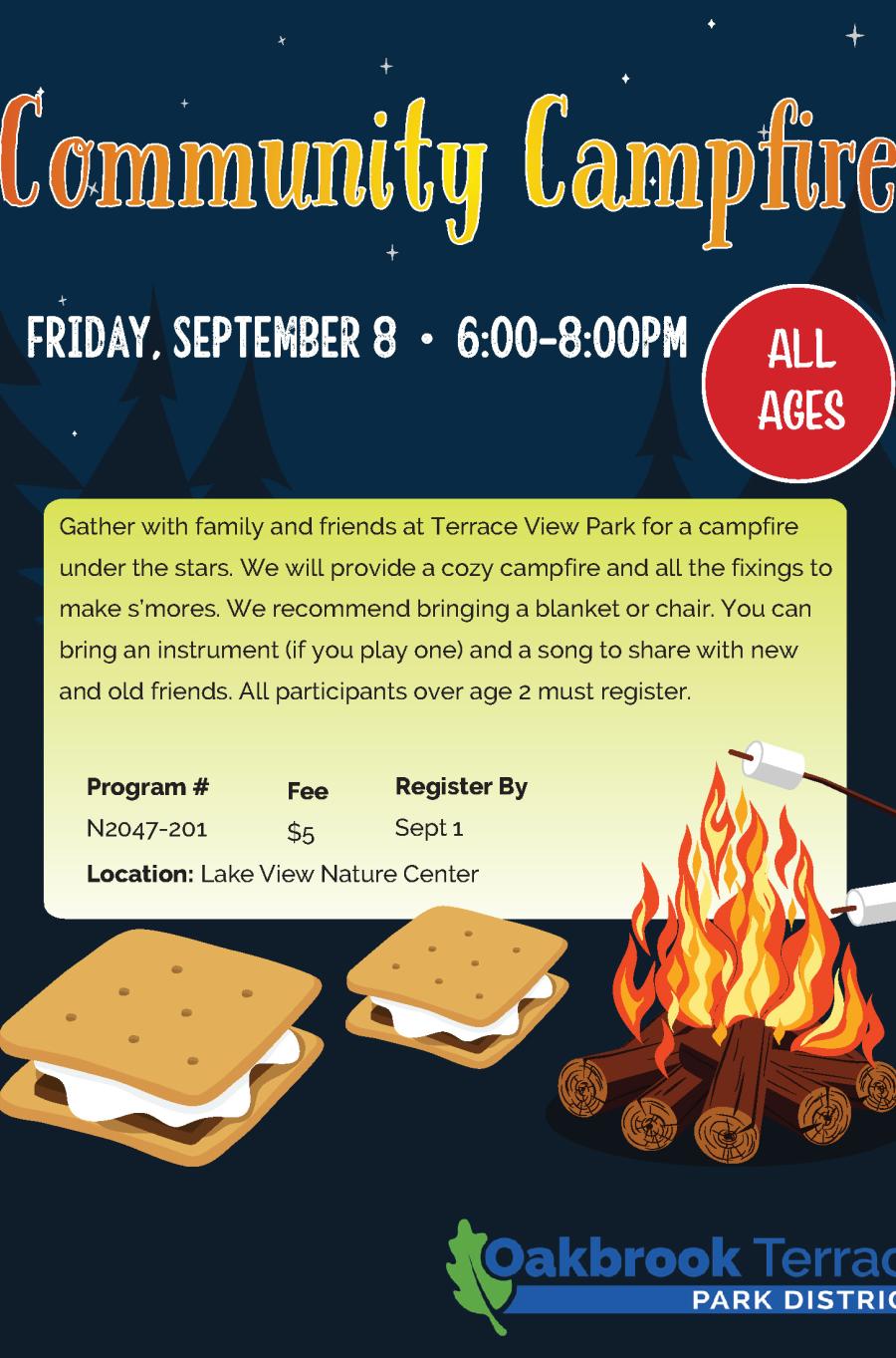Community Campfire flyer