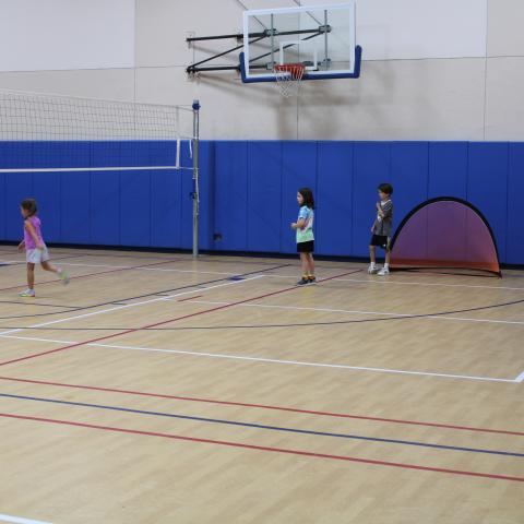 Children playing in Gym 