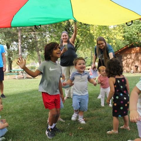 Nature Tots with parachute 