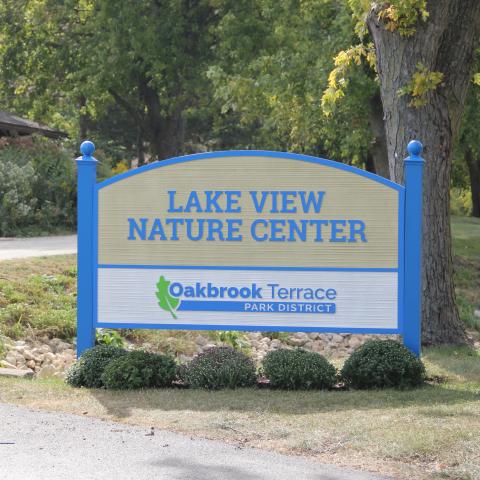 Nature Center sign 